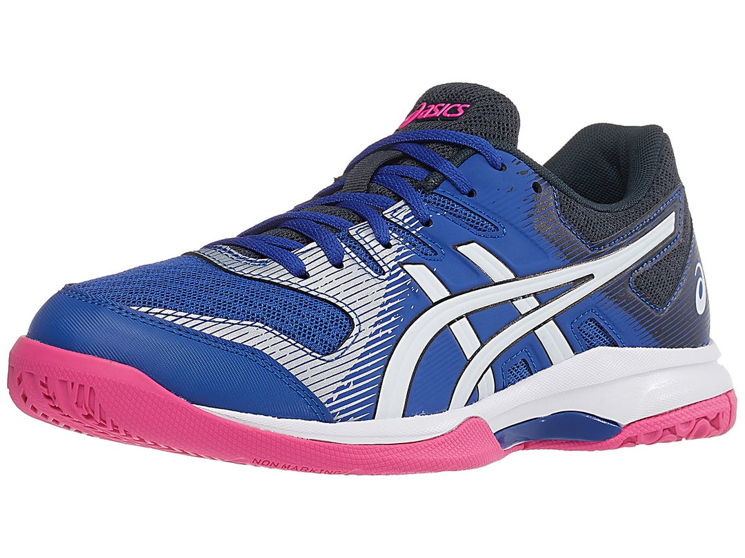 ASICS GelRocket 9 Women's Shoes ASICS Blue/White Total Pickleball