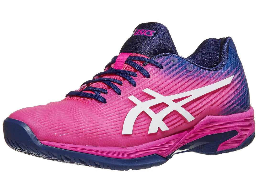 Asics Solution Speed FF Pink/Navy Blue Women's Shoes | Total Pickleball