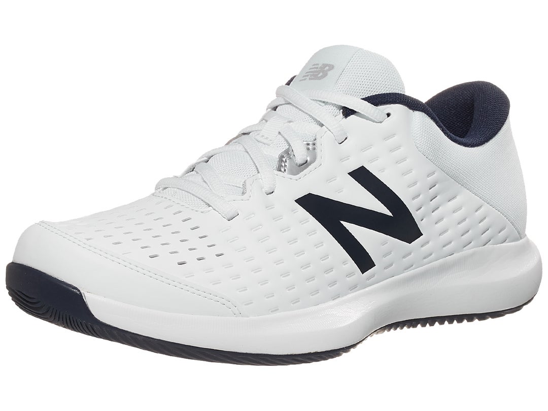 New Balance MC 696v4 D White/Navy Men's Shoes | Total Pickleball
