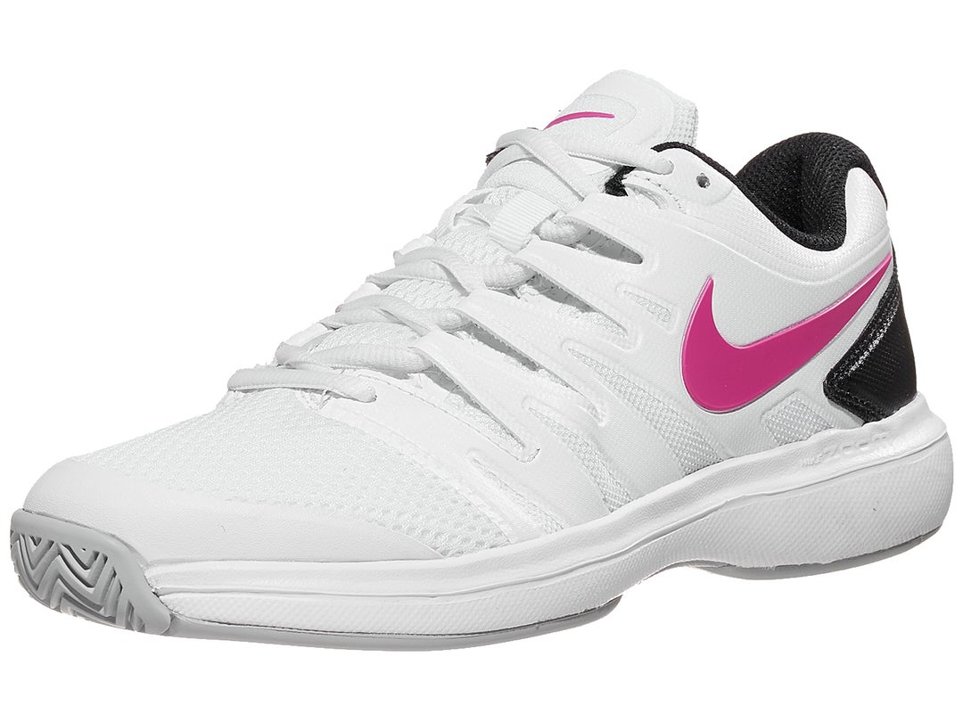 Nike Air Zoom Prestige White/Fuchsia Women's Shoe | Total Pickleball