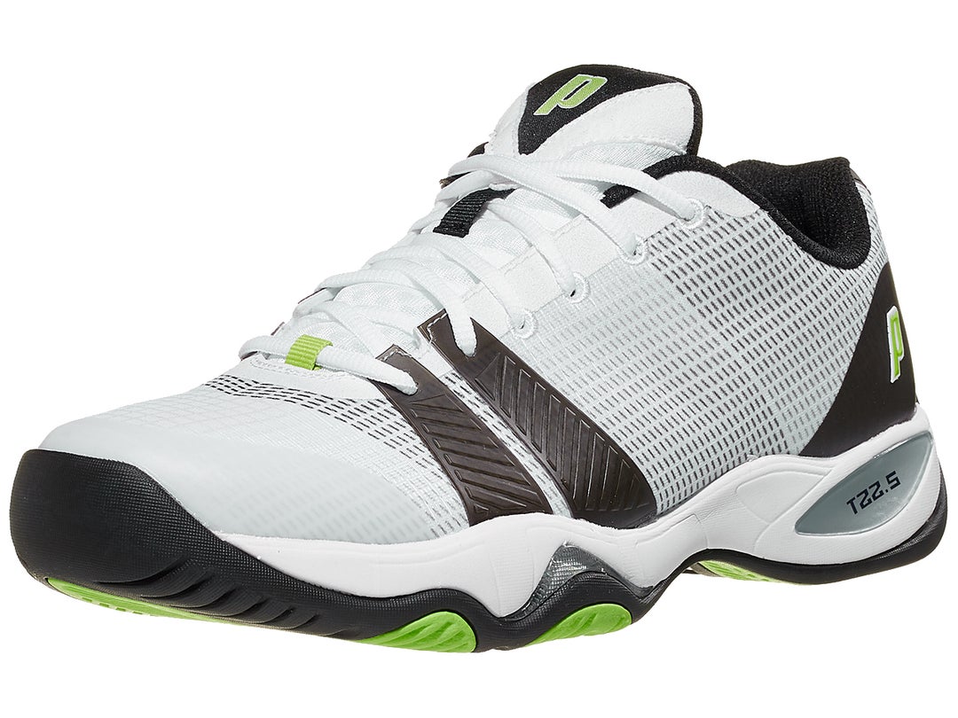 Prince T22.5 White/Green/Black Men's Shoes Total Pickleball