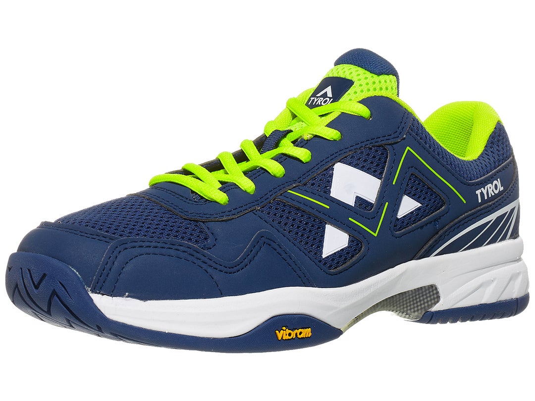Tyrol Volley V Navy/Green Men's Pickleball Shoes Total Pickleball
