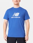 New Balance Men Spring Sports Ess T-Shirt Blue L