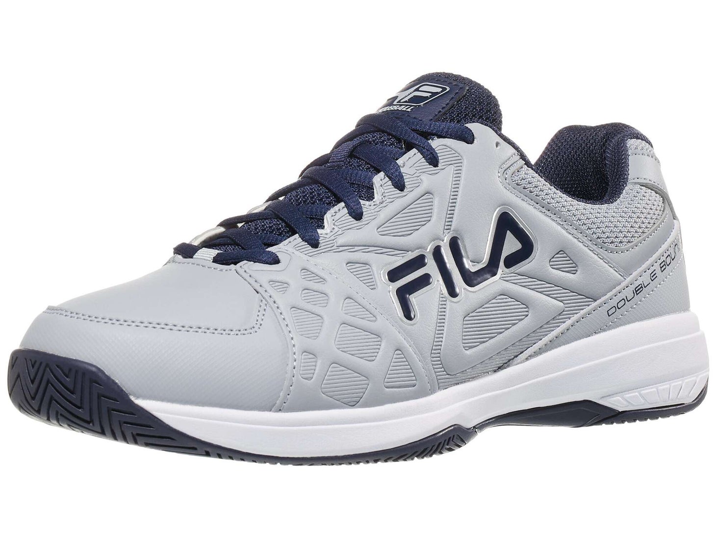 Fila Double Bounce 3 Grey/Navy Men's Pickleball Shoes | Pickleball ...