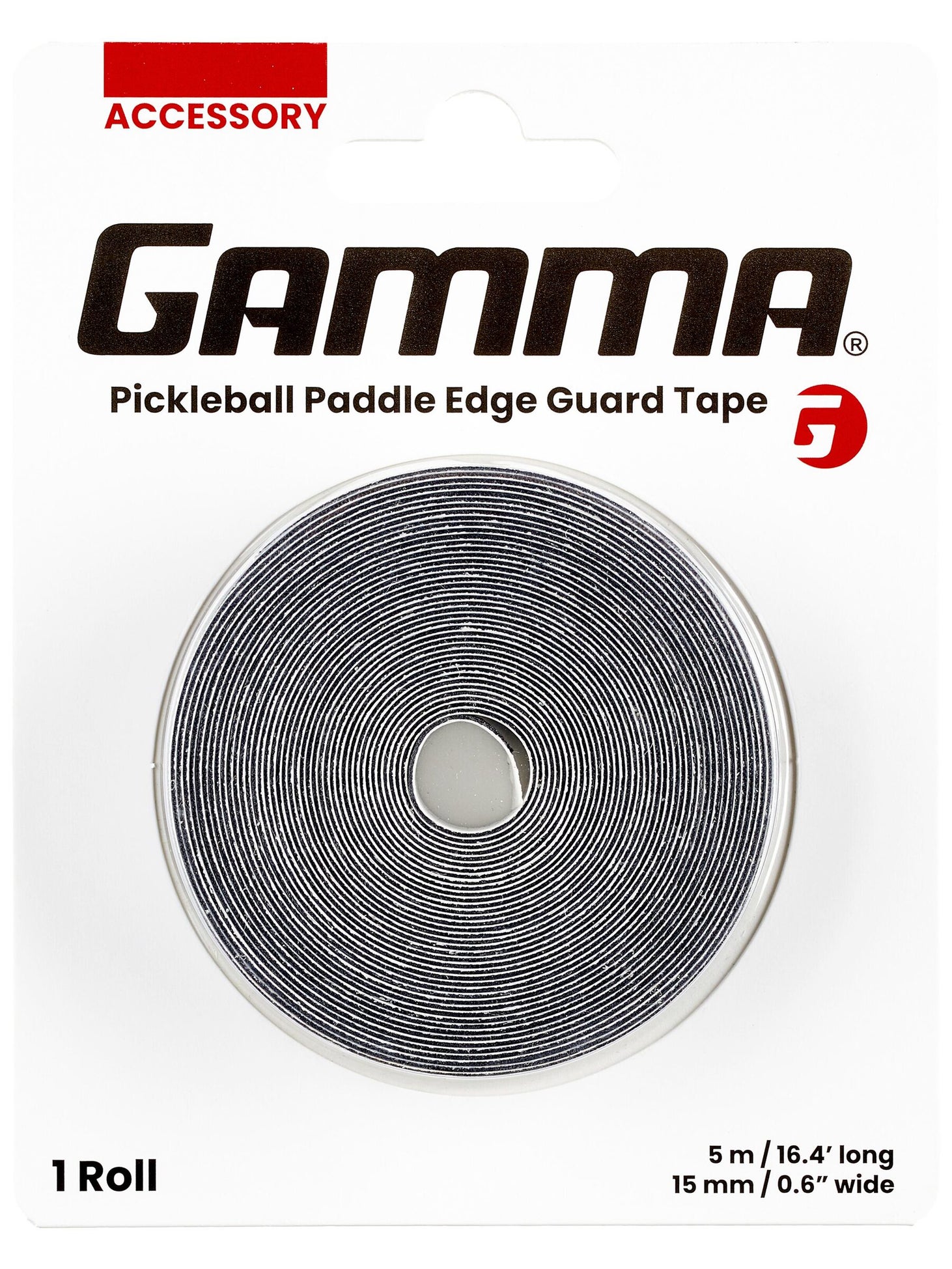 Gamma Pickleball Paddle Edge Guard Tape Black Pickleball Warehouse