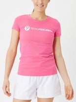 Total Pickleball Women's Logo T-Shirt Hot Pink XS