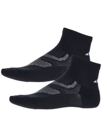 adidas Superlite Performance Mid-Crew Socks 2 Pairs - Black