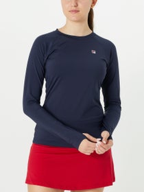 Denise Cronwall Navia Layer Top In Navy in Blue