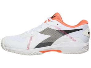 diadora trofeo women's pickleball shoes - wh/bk/or