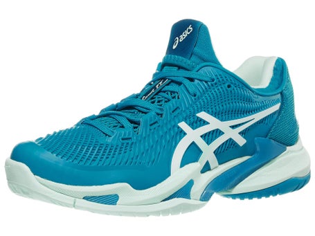 Asics Court FF 3 Teal Blue/White Womens Shoes