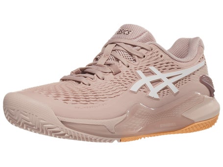 Asics Gel Resolution 9 Clay Rose/Wh Womens Shoes