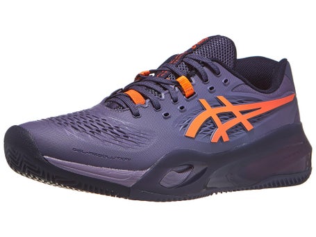 Asics Gel Resolution X Clay Grey/Orange Mens Shoes