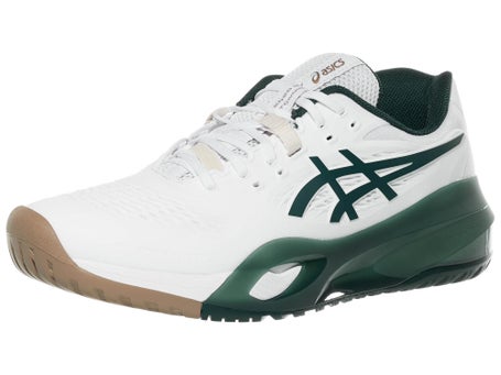 Asics Gel Resolution X White/Saxon Green Mens Shoes
