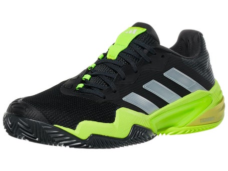 adidas Barricade 13 Clay Black/Lucid Lemon Mens Shoe