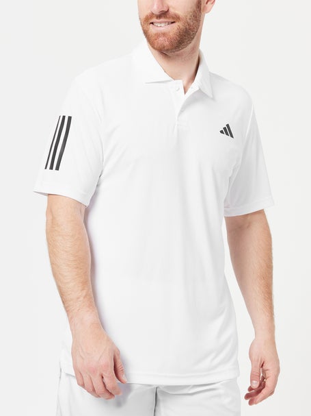 adidas Mens Core Club 3 Stripe Polo