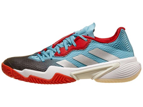 adidas Barricade Blue/Silver/Scarlet Woms Shoes