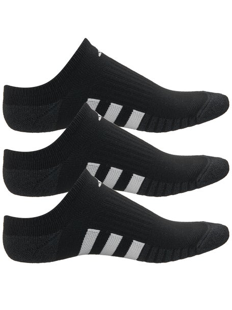 adidas Womens Cushioned 3.0 3-Pack No Show Sock Black