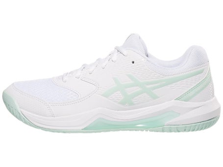 Asics Gel Dedicate 8 Wide Wh/Pale Bl Womens Shoes