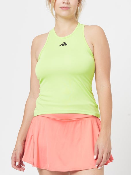 adidas Womens Fall Club Tank - Lime