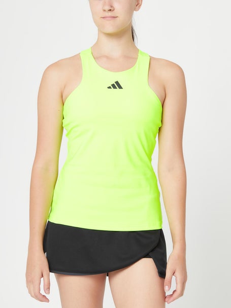 adidas Womens Fall Y-Tank - Lemon