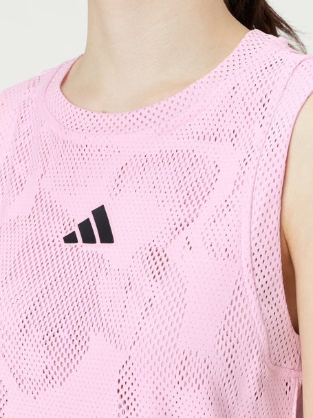 adidas Womens Melbourne Match Tennis Tank - Pink