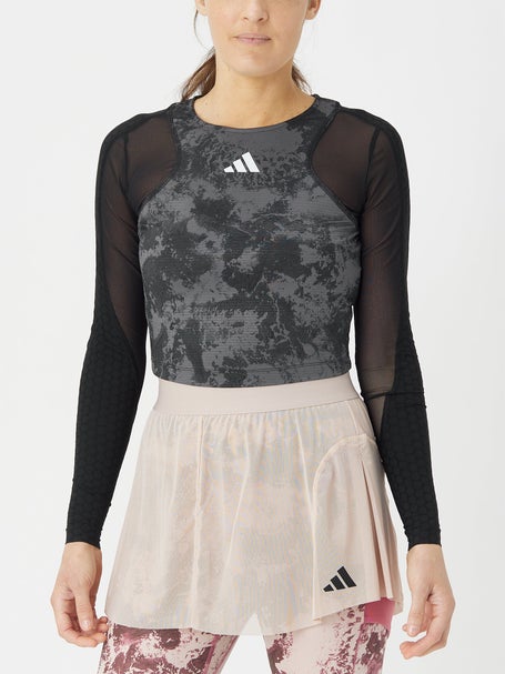 adidas Womens Paris Tennis Crop Long Sleeve