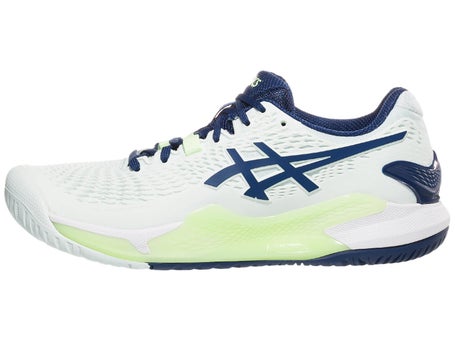 Asics Gel Resolution 9 Mint/Blue Womens Shoes