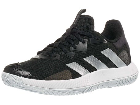 adidas SoleMatch Control Black/Silver Womens Shoe