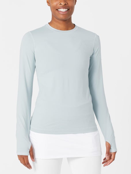 BloqUV Womens 24/7 Long Sleeve Top - Soft Grey