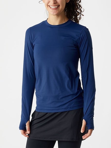 BloqUV Womens 24/7 Long Sleeve Top - Navy