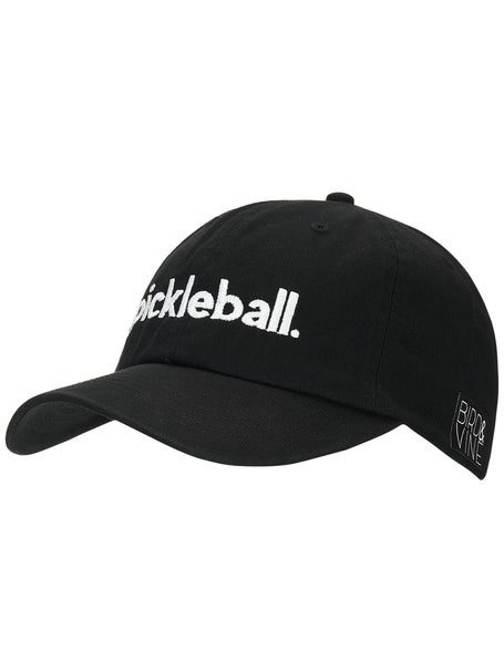 Bird & Vine Womens Pickleball Hat - Black