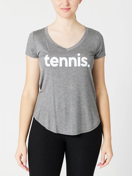 Bird & Vine Womens Tennis V-Neck Top