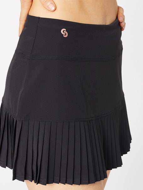 Cross Court Womens Essentials Pleat Skirt - Black