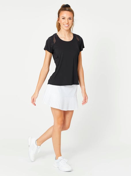 Cross Court Womens Essentials Pleat Skirt - White