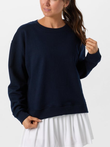 CourtLife Womens Happiest On Court Pickleball Crewneck