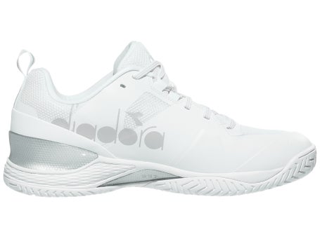 Diadora Speed Blushield Torneo 2 White/Grey Mens Shoes