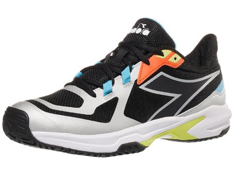 Diadora Trofeo 2 Mens Pickleball Shoes - Black/Green