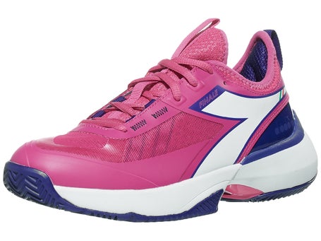 Diadora Speed Finale Clay Fuchsia/Navy/White Woms Shoe