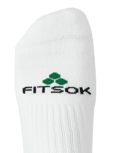 Fitsok CF2 Cushion Crew 2-Pack Socks White