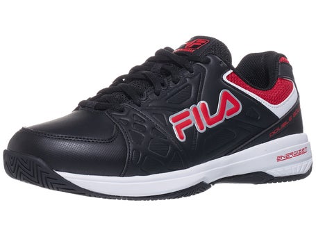 Fila Double Bounce 3 Bk/Rd/Wh Men's Pickleball Shoes | Total Pickleball