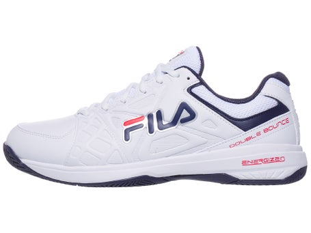 ik klaag Aanpassing Leidinggevende Fila Double Bounce 3 Wh/Ny/Rd Men's Pickleball Shoes | Total Pickleball