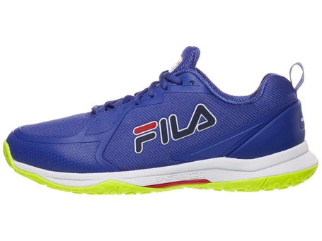 Fila Volley Burst Blue/Yellow Mens Pickleball Shoes