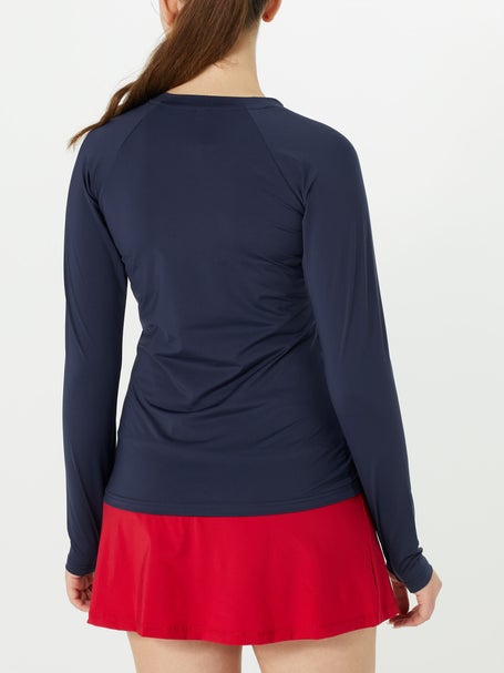 Fila Womens Essentials UV Long Sleeve Top - Navy
