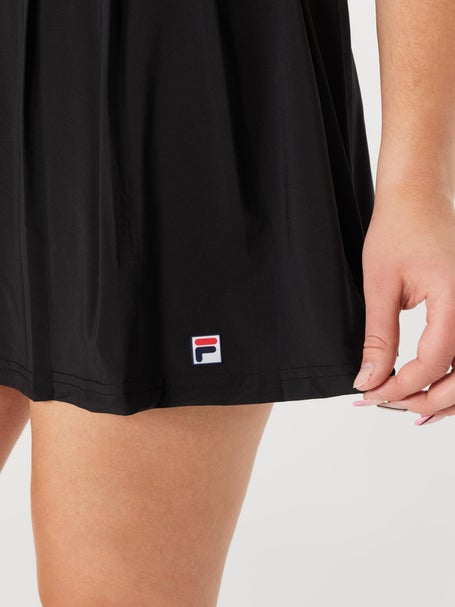Fila Womens Essentials Woven Pleat Skirt - Black