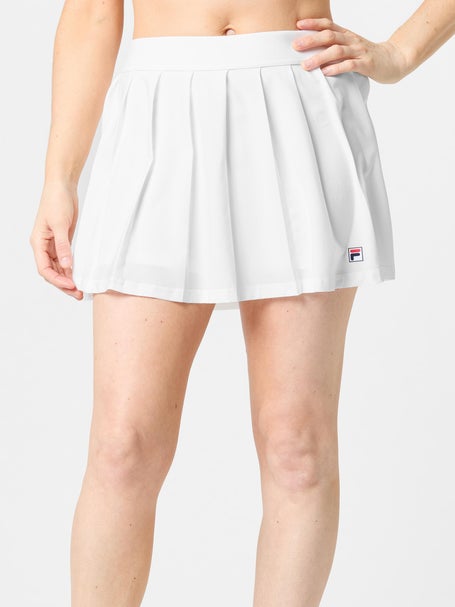 Fila Womens Essentials Woven Pleat Skirt - White