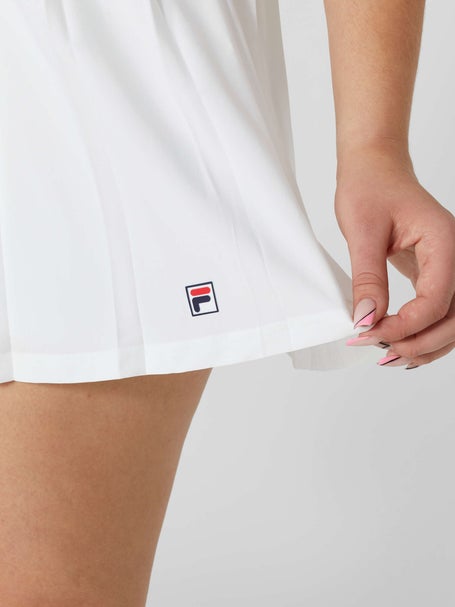 Fila Womens Essentials Woven Pleat Skirt - White