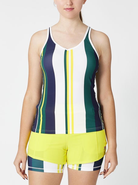 Fila Womens Fall Heritage Striped Racerback Tank