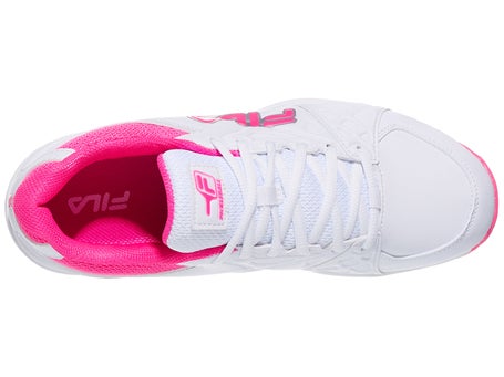 Fila Double Bounce 3 Wh/Pink Womens Pickleball Shoes