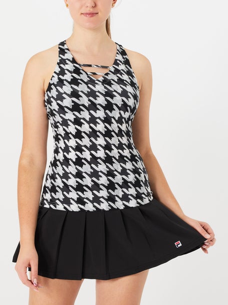 Fila Womens Print Essentials Court Tank - Houndstooth