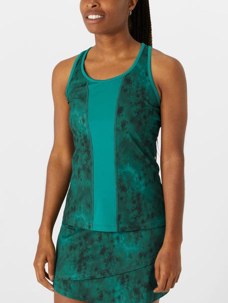 Fila Womens Pickleball Print Tank - Teal Velvet